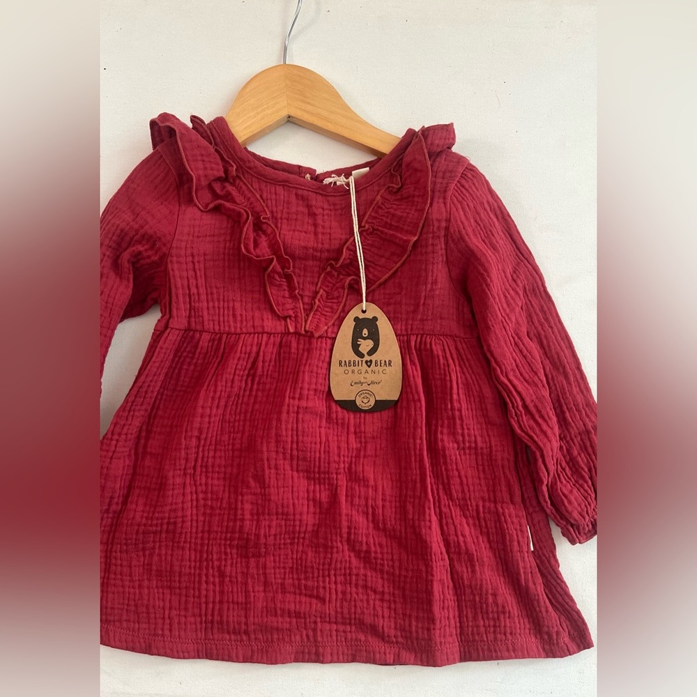 Rabbit & Bear Organic Cotton Dress NWT